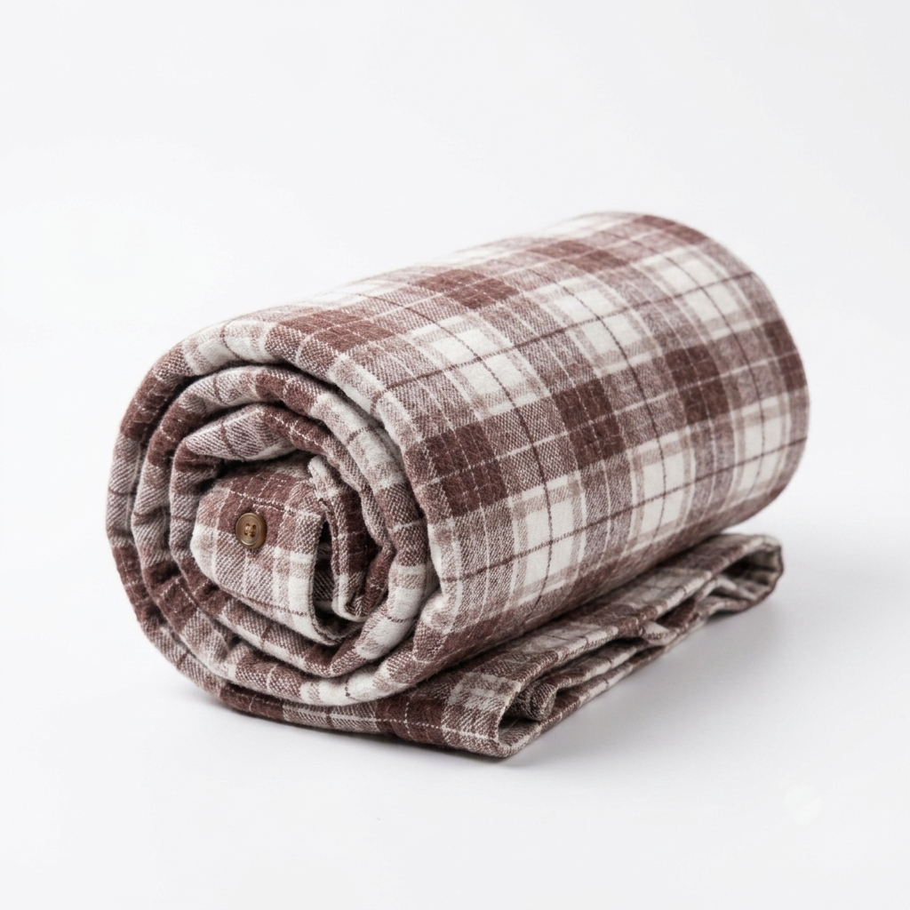 Red Fab Men's Maroon and White Checkered Casual Shirt