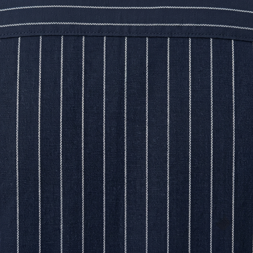 Red Fab Men's Navy Blue Vertical Striped Casual Shirt