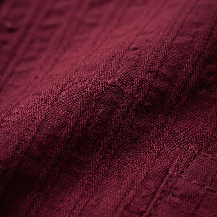 Red Fab Maroon Textured Button-Down Shirt for Men