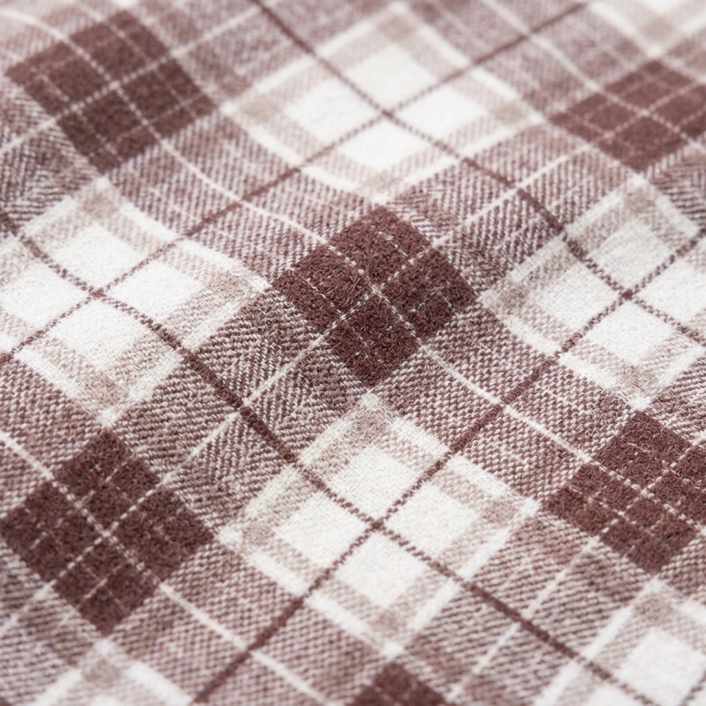 Red Fab Men's Maroon and White Checkered Casual Shirt